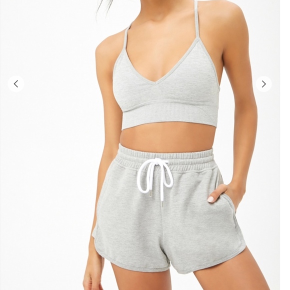 high waisted lounge shorts